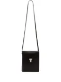 LEMAIRE grained leather shoulder bag - Black