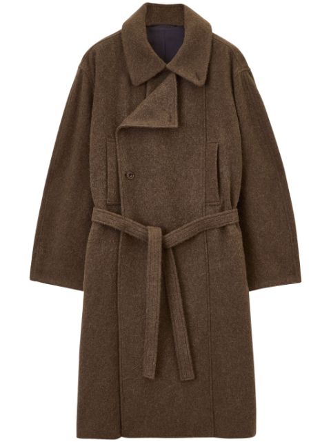 LEMAIRE asymmetrical wool coat 