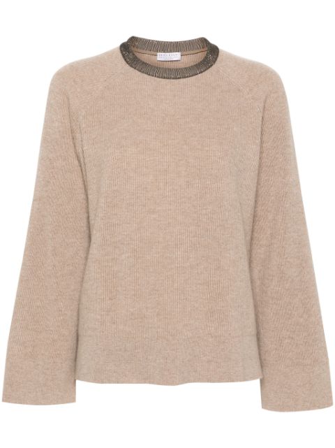 Brunello Cucinelli ribbed-knit cashmere sweater Women