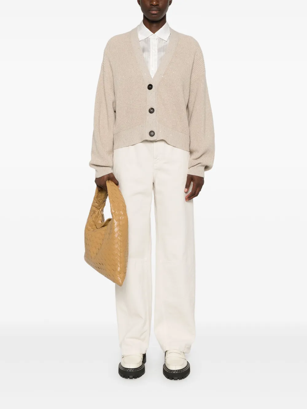 Brunello Cucinelli Sparkling & Dazzling vest - Beige