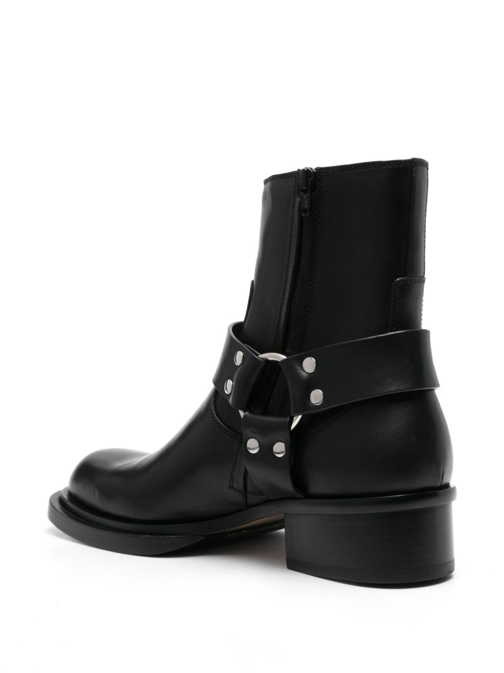 Alexander McQueen Cuban leather ankle boots Men