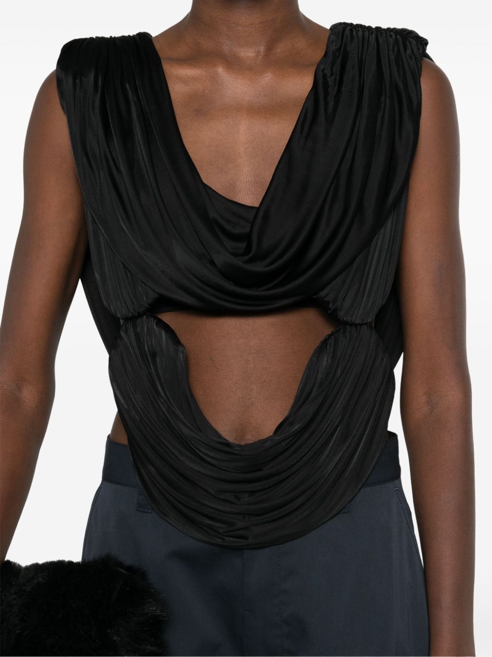 LOEWE draped-design top Women