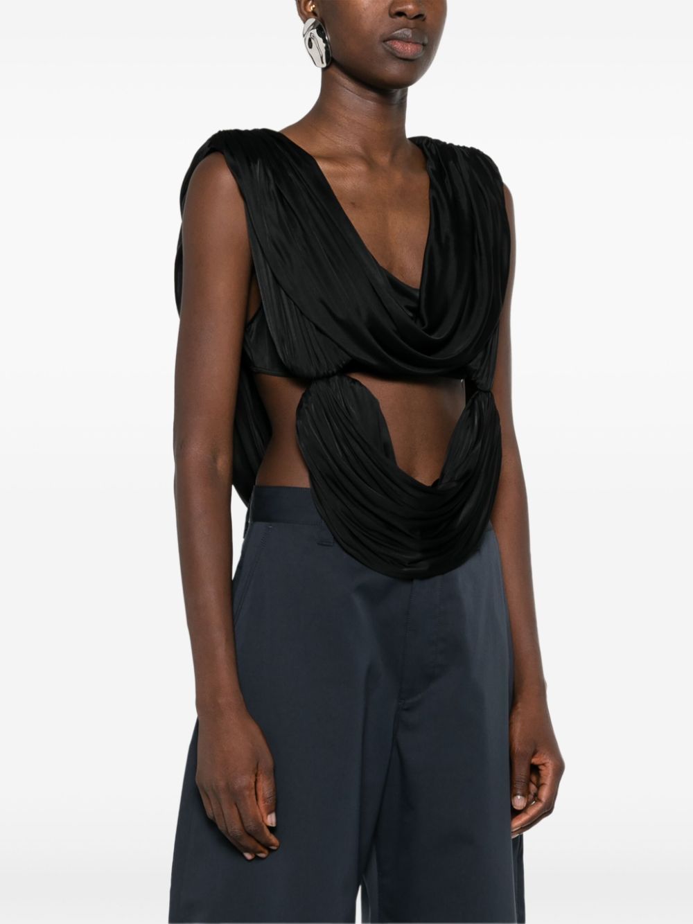 LOEWE draped-design top Women