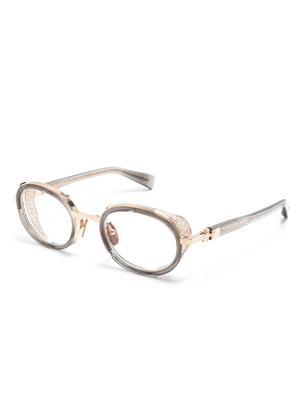 Affordable Balmain Eyewear Chevalier oval-frame glasses Women