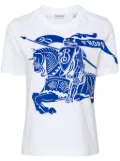 Burberry Equestrian Knight-print T-shirt - White