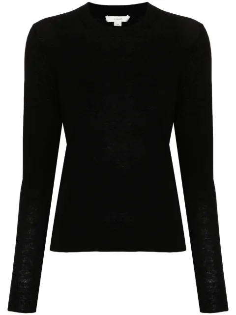 Vince crew-neck fine-knit jumper