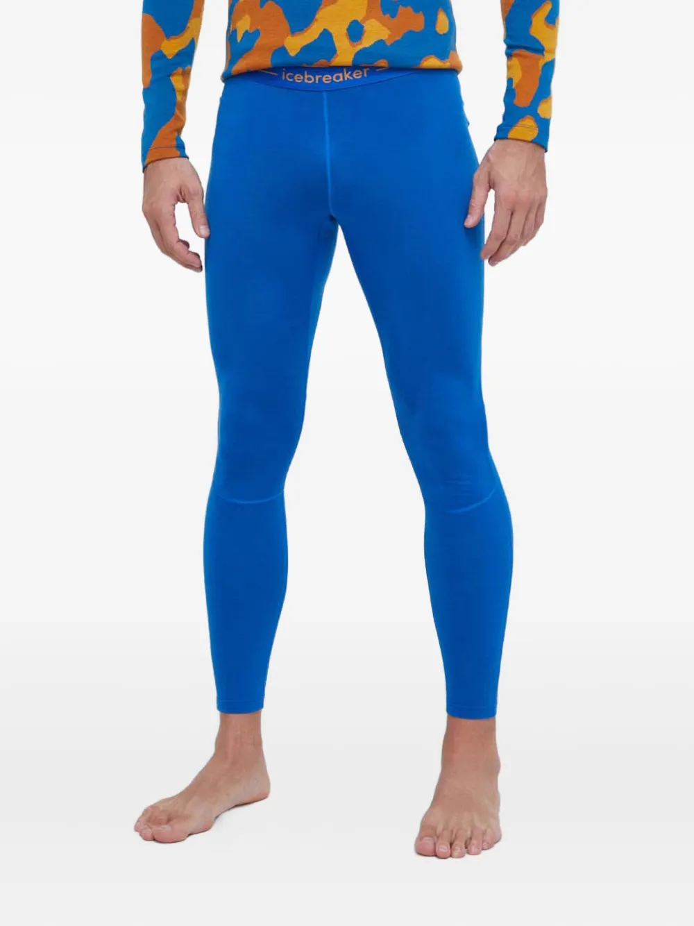 icebreaker 200 ZoneKnit™ logo-waistband leggings - Blu