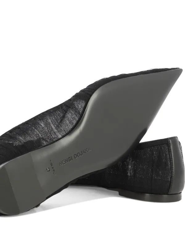 パーティーシューズ Nensi Dojaka Tulle pumps Black Nensi Dojaka Tulle Ballerina Shoes | Black | FARFETCH