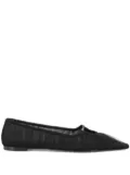 Nensi Dojaka tulle ballerina shoes - Black