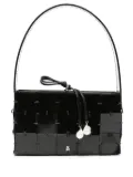Amina Muaddi Mina leather tote bag - Black