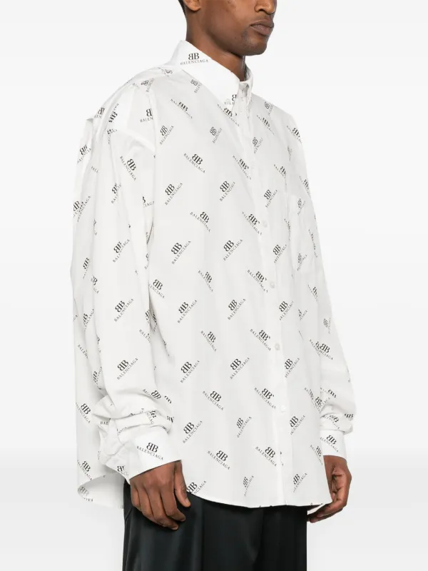 希少【Balenciaga】BB Corpフィットフードスウェットシャツ Balenciaga BB Corp Hoodie Medium Fit | Saks Fifth Avenue