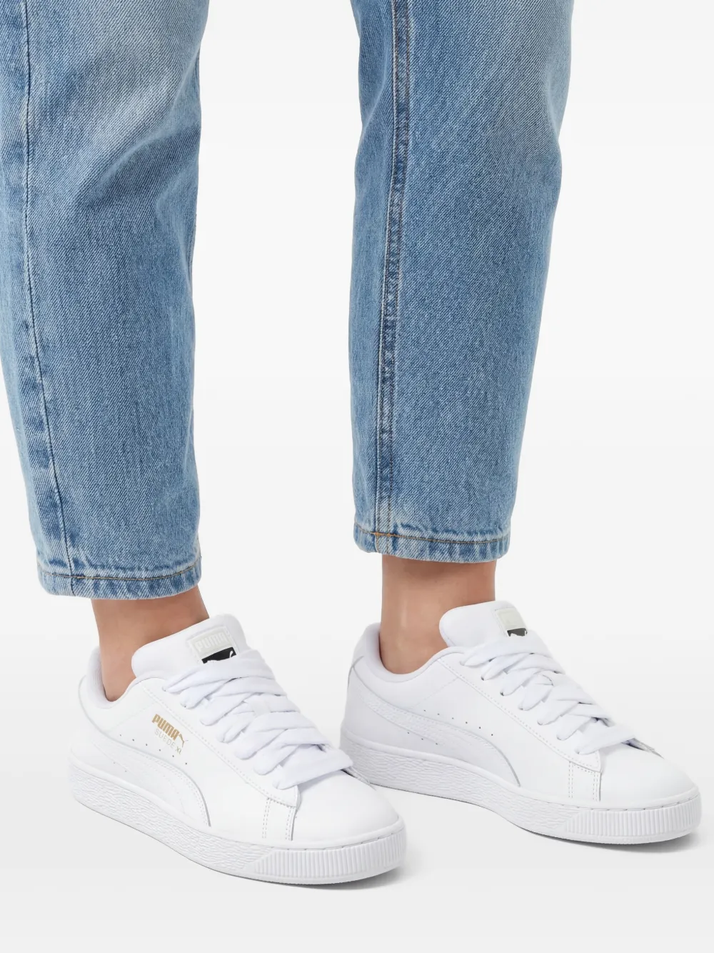 PUMA Leren sneakers Wit