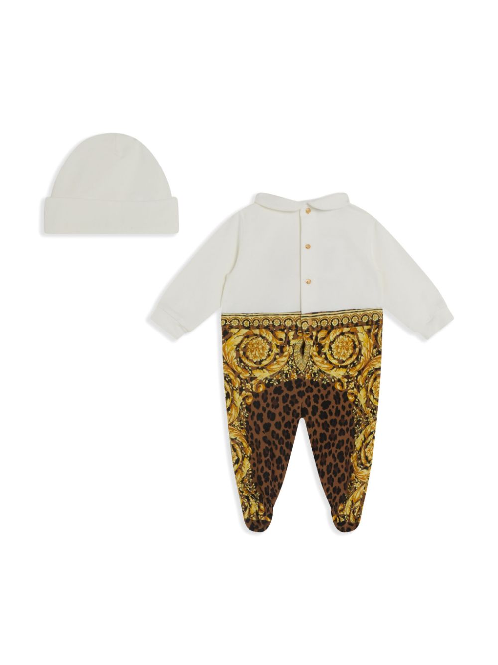 Versace Kids logo-print pyjamas - Wit