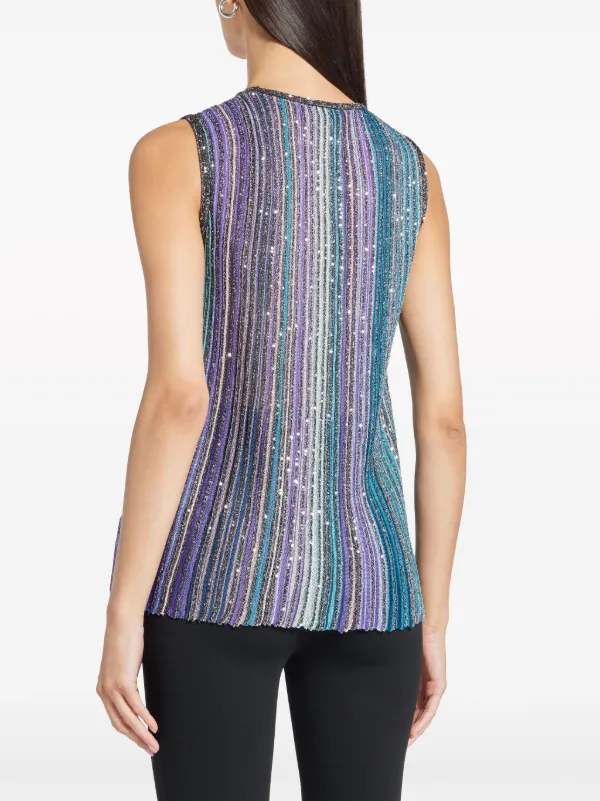 Missoni スパンコール トップ | ブルー | FARFETCH JP