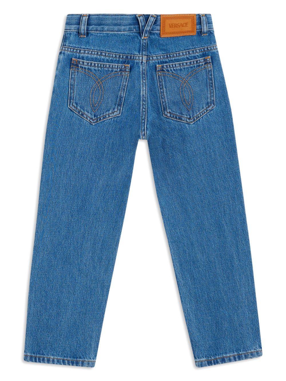 Versace Kids slim-fit jeans - Blauw