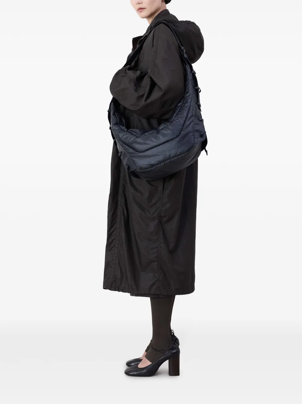 LEMAIRE Game medium schoudertas - Zwart