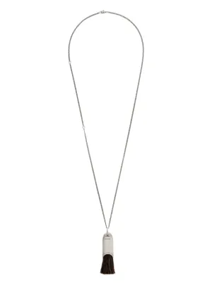 LEMAIRE Personal Brush Necklace | Silver | FARFETCH JO LEMAIRE Personal Brush Necklace | Silver | FARFETCH JO