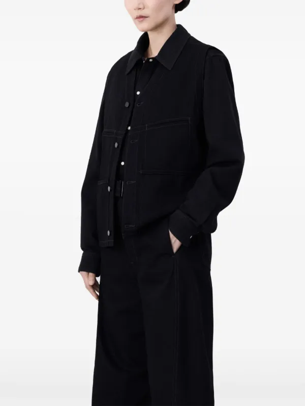 LEMAIRE ノーカラーベスト | ブラック | FARFETCH JP