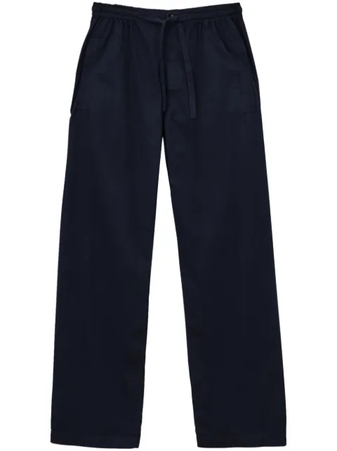 LEMAIRE drawstring-waist straight-leg trousers 