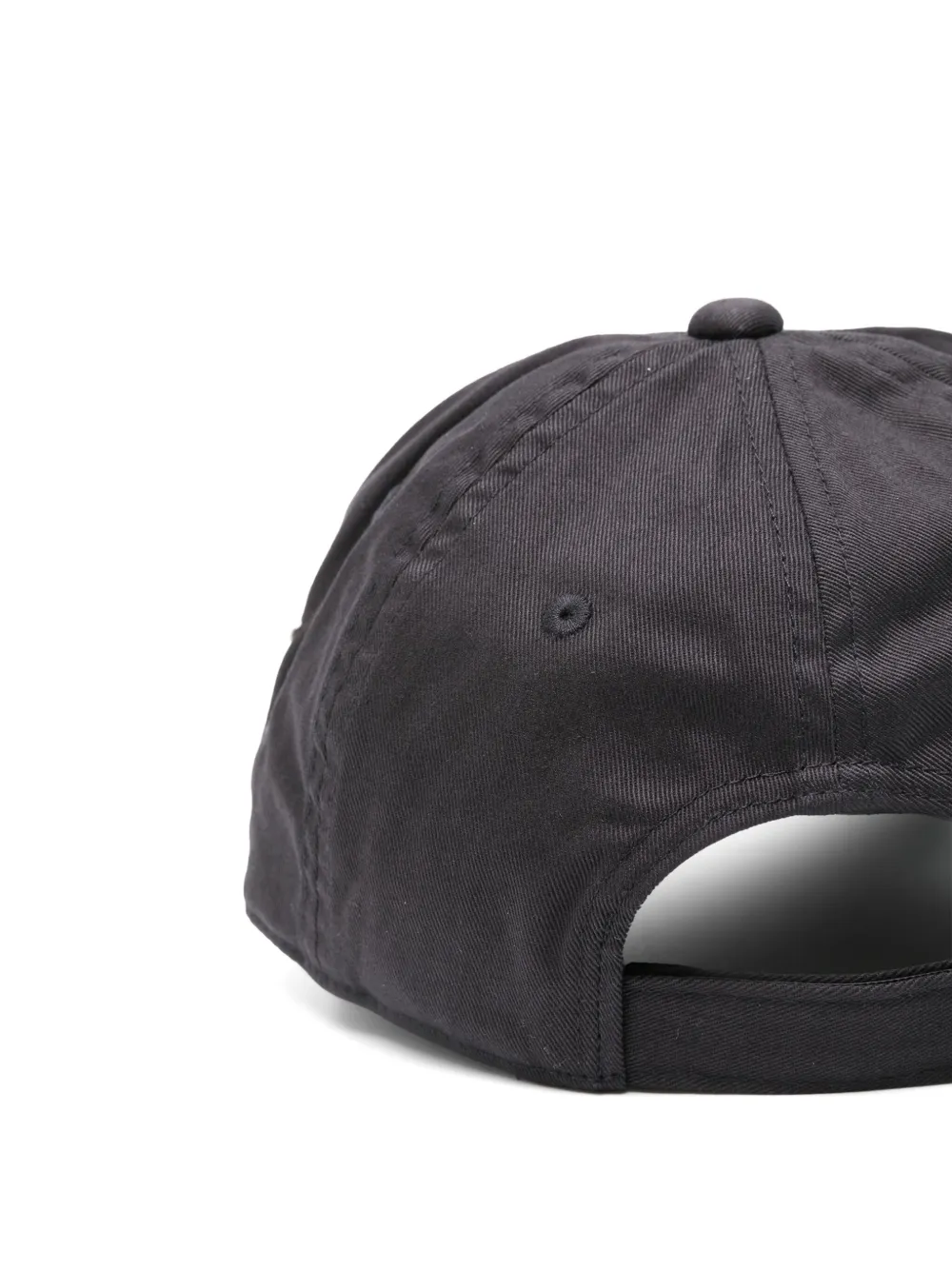 Emporio Armani embossed-logo cotton baseball cap - Blauw