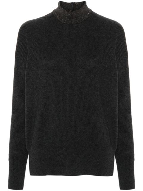 Brunello Cucinelli rib cashmere sweater Women