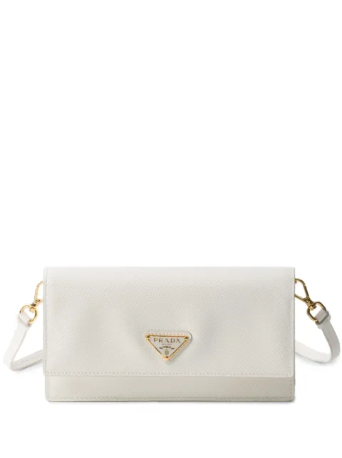 Prada triangle-logo leather mini bag