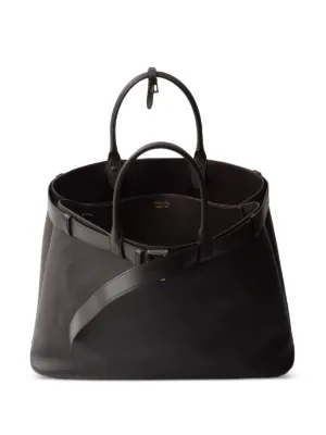 Prada レザー ハンドバッグ | ブラック | FARFETCH JP