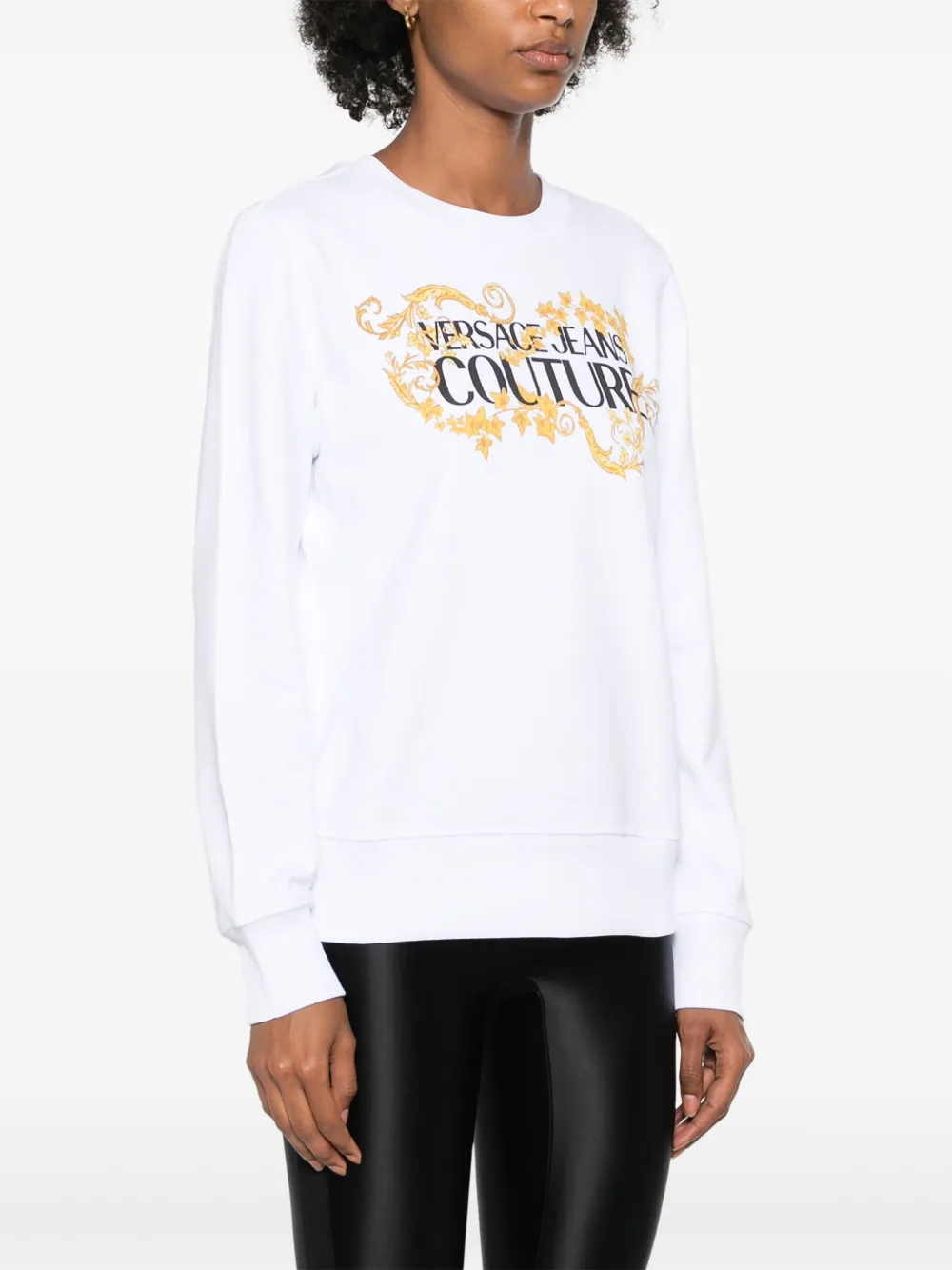 Affordable Versace Jeans Couture logo-print cotton sweatshirt Men
