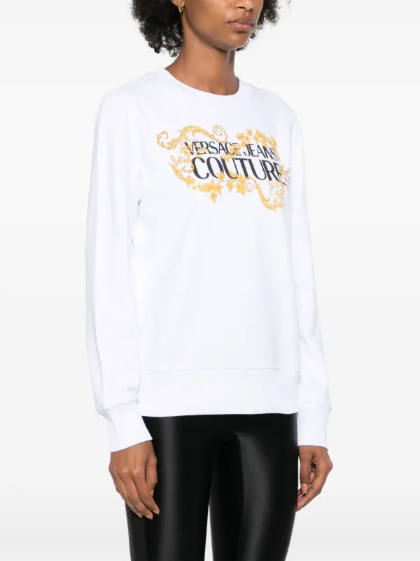 希少【Versace Collection】ロゴ入り スウェットシャツ 90_E73GAIT07-ECF00T_EC89_16_V~