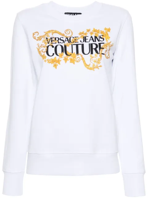 Versace Jeans Couture logo-print cotton sweatshirt