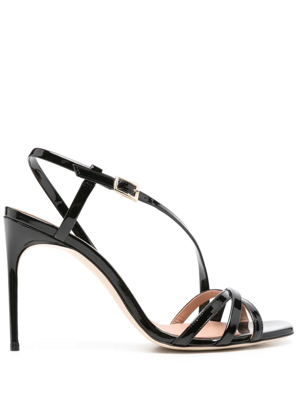 Philosophy Di Lorenzo Serafini 100mm patent-leather sandals Black