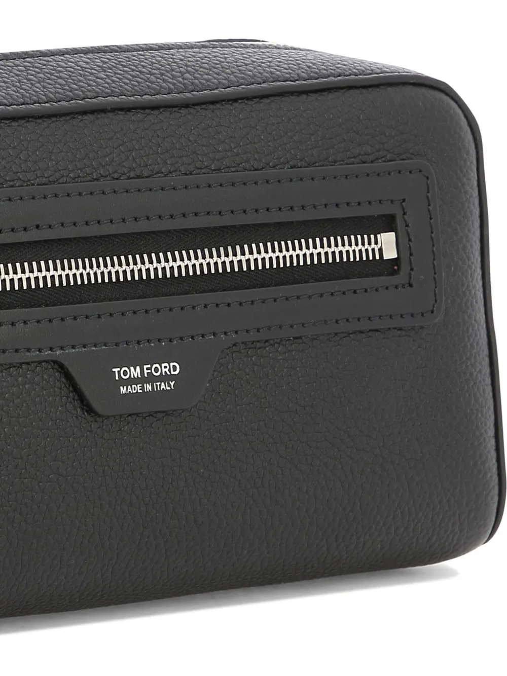 TOM FORD Leren toilettas Zwart