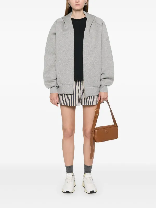 Autry debossed-logo Zipped Hoodie | Grey | FARFETCH