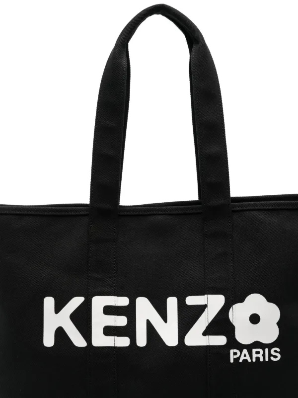 バッグ KENZO SMALL TOTE BAG BLACK Kenzo Utility Canvas Tote Bag | Black | FARFETCH