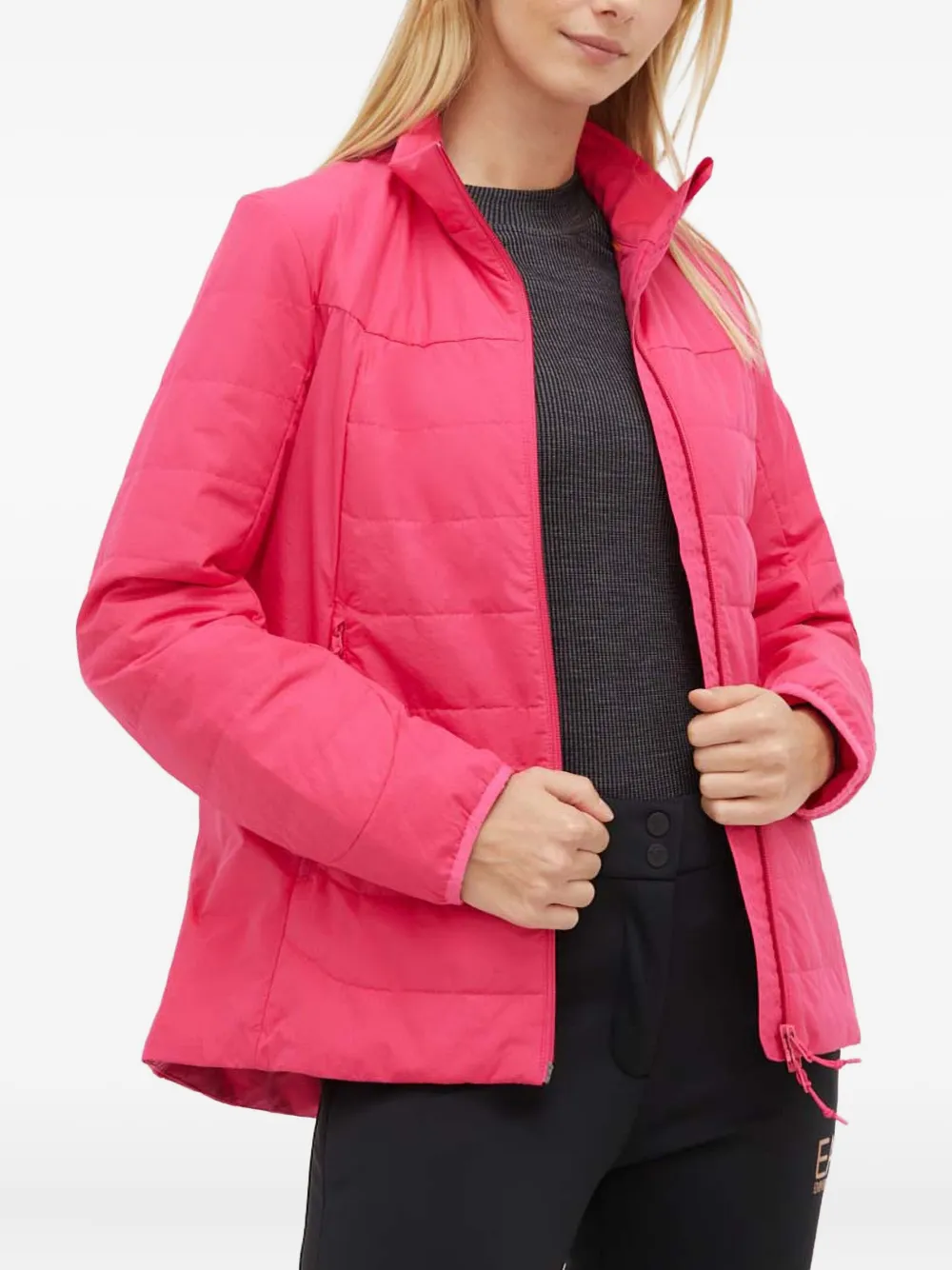 Icebreaker Quilted Zip-up Jacket In Pink