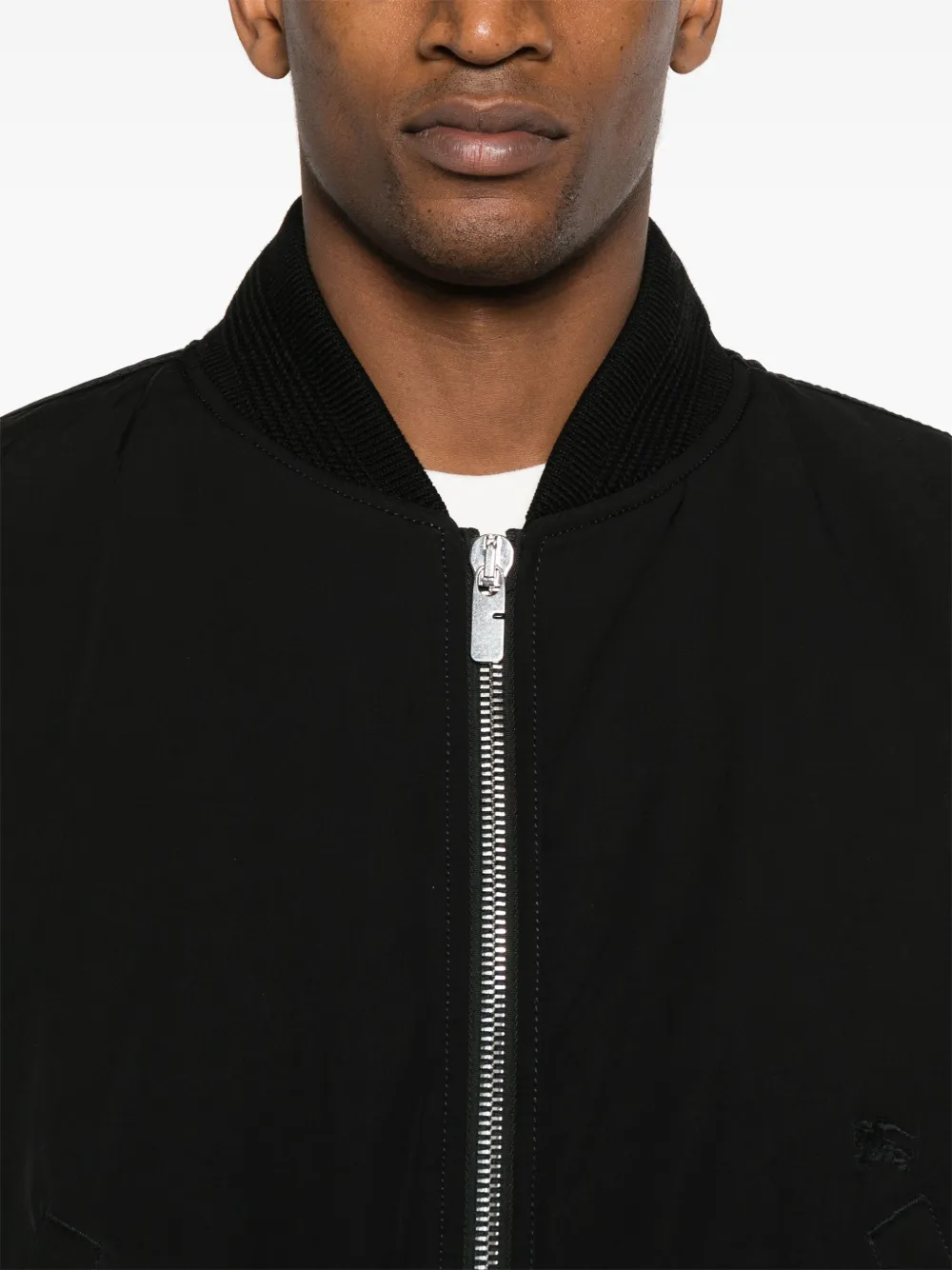 Burberry Bomberjack met rits Zwart