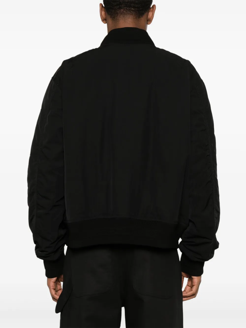 Burberry Bomberjack met rits Zwart