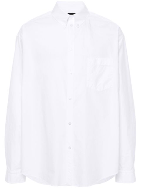 Balenciaga button-down collar cotton shirt Men