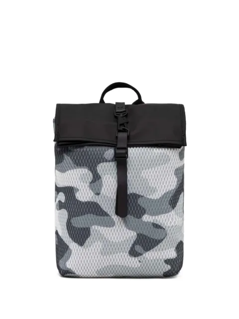 Rains camouflage-pattern backpack