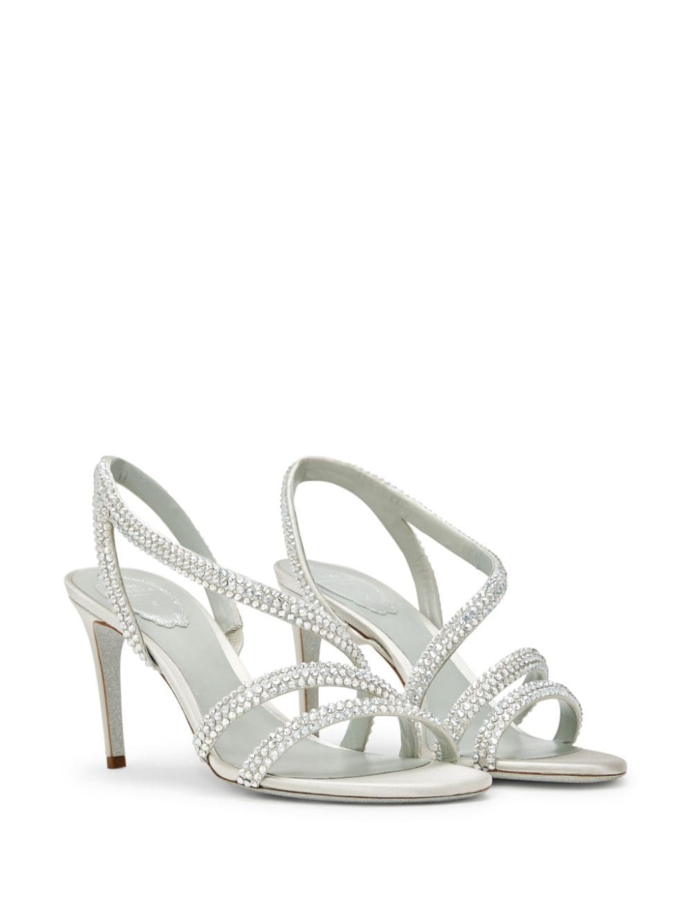 René Caovilla Lisa sandals - Zilver