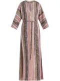 Missoni Zig-zag all-over pattern dress - Pink