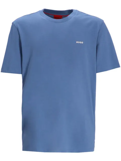 HUGO Camiseta de algodão com estampa de logo