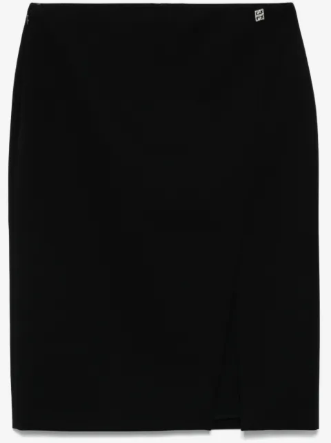 Givenchy falda con detalle 4G Liquid