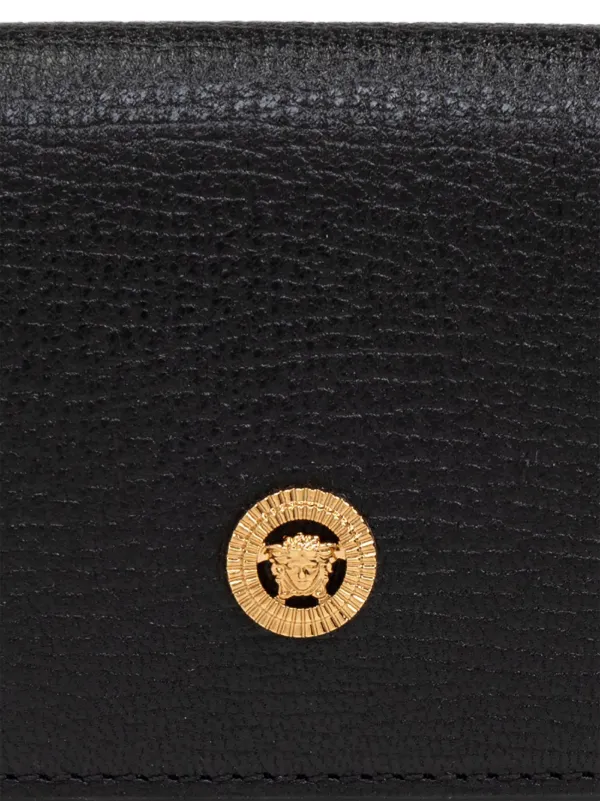 Versace メドゥーサ ビギー 三つ折り財布 | ブラック | FARFETCH JP