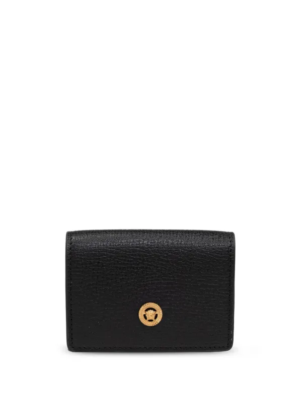 Versace メドゥーサ ビギー 三つ折り財布 | ブラック | FARFETCH JP