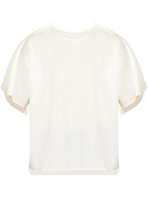 Pleats Please Issey Miyake ribbed-knit T-shirt 