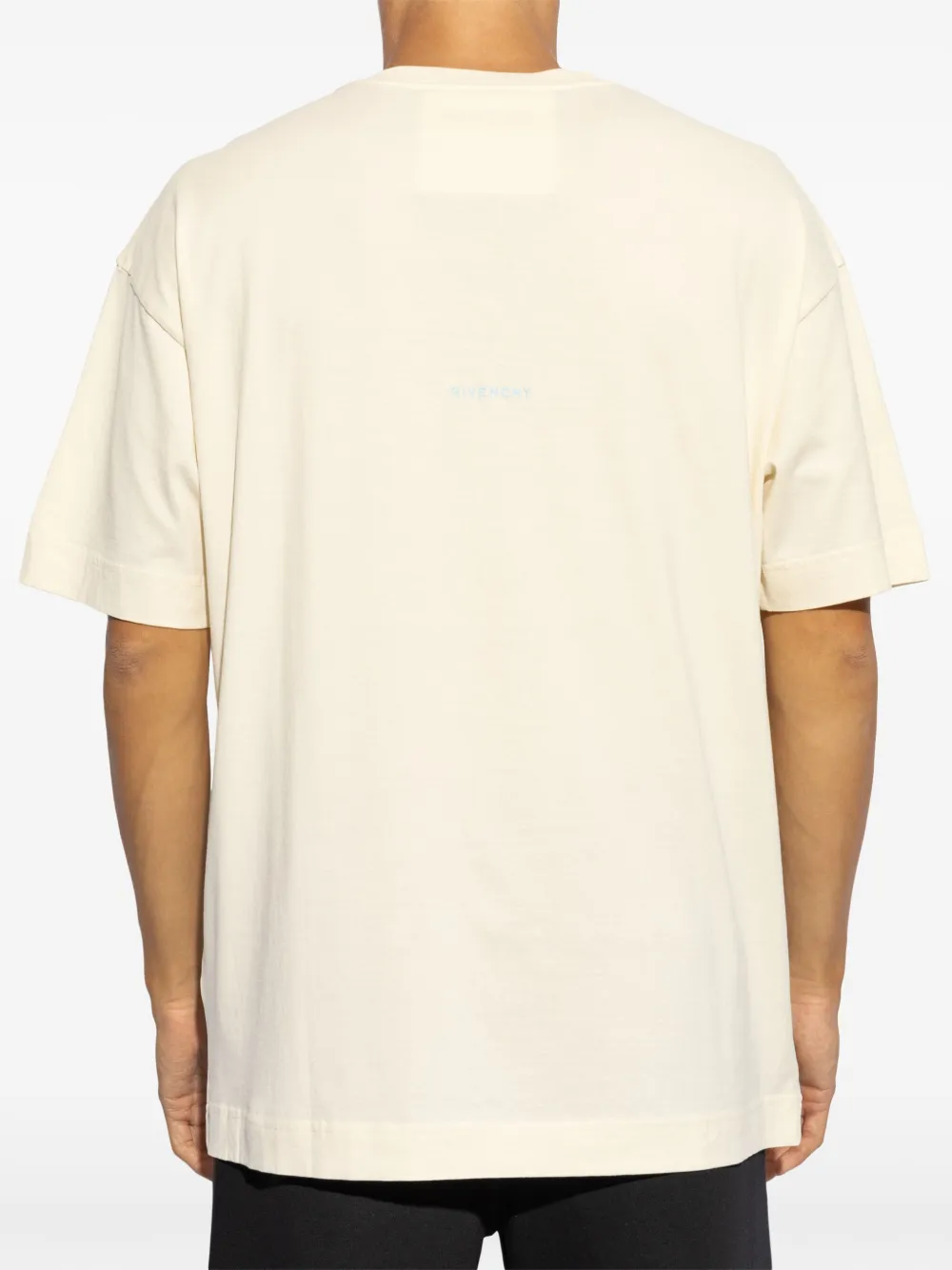 Givenchy Katoenen T-shirt met 4G detail Beige