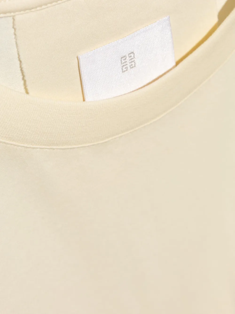 Givenchy Katoenen T-shirt met 4G detail Beige