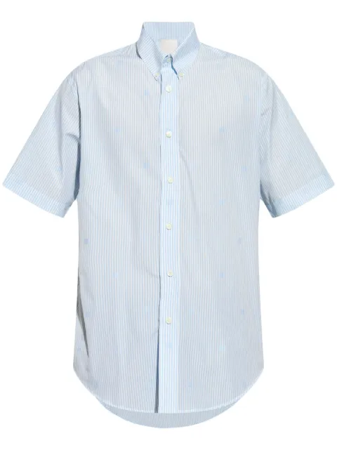 Givenchy striped short-sleeved cotton shirt