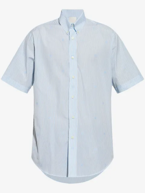 Givenchy striped short-sleeved cotton shirt 